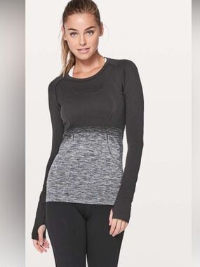 Bundle of two lululemon athletica swiftly tech Long-Sleeve Athletic Tops